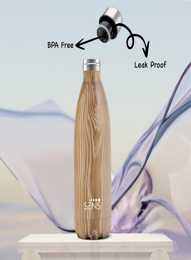 SENS HydraCurve Stainless Steel Bottle Hot or Cold up to 24 Hours | Leak Proof, BPA Free, Eco-Friendly | Travel | Office | Home | 1000ml | Graphite Mirage - Image 5